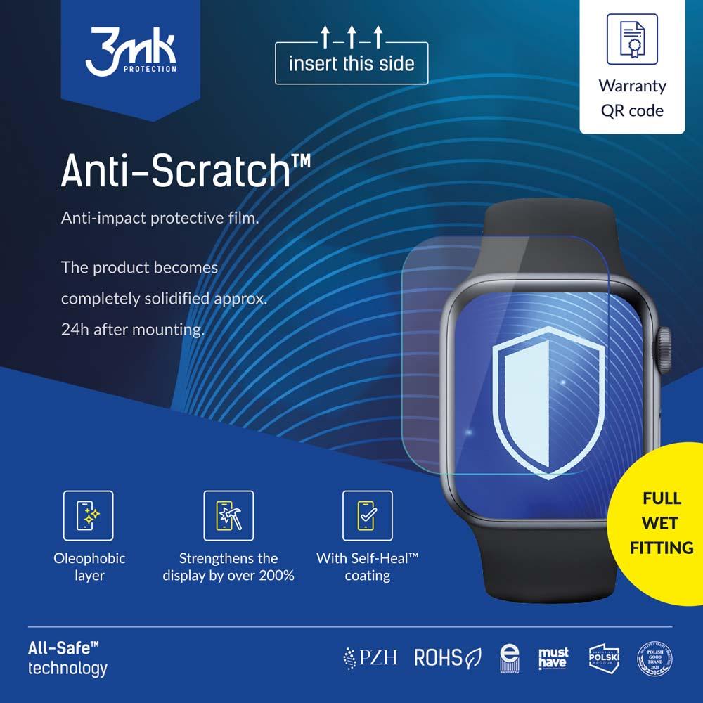 Protective films 3mk All-Safe - AIO Anti-Scratch Watch Full Wet Fittting 5 pcs (only compatible with the new plotter)