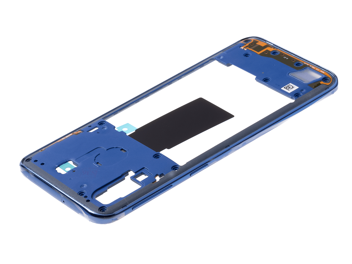 Middle cover Samsung SM-A405 Galaxy A40 - blue (original)