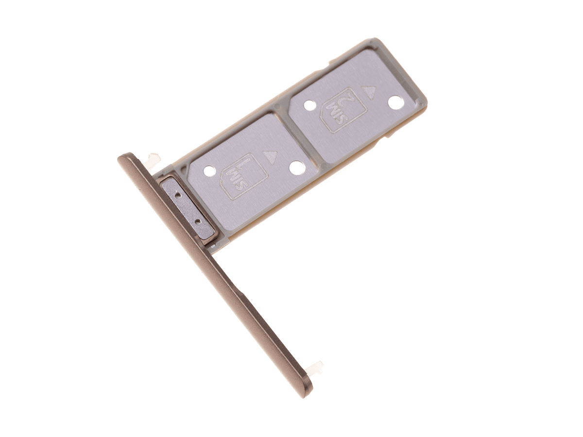 Original SIM and SD tray card Sony H4413, H4493 Xperia XA2 Plus Dual SIM - gold