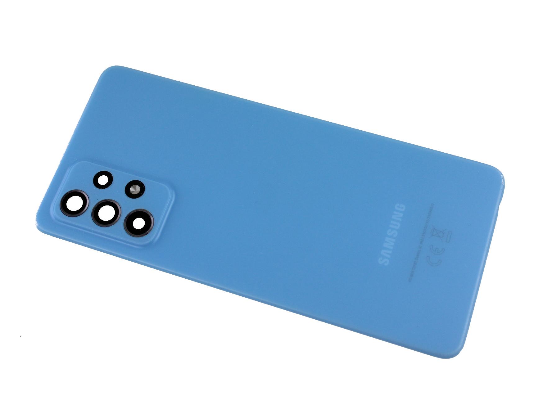 Oryginalna Klapka baterii Samsung SM-A525 Galaxy A52 / SM-A526 Galaxy A52 5G - niebieska (Demontaż)