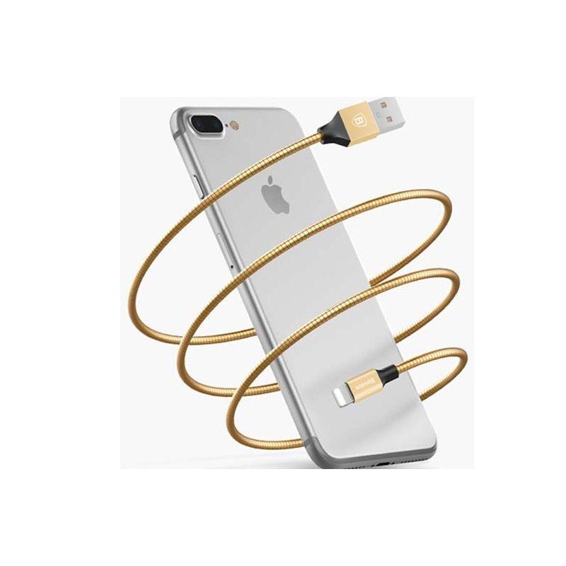 USB kabel Baseus Mechanical Era 1m iPhone zlatý