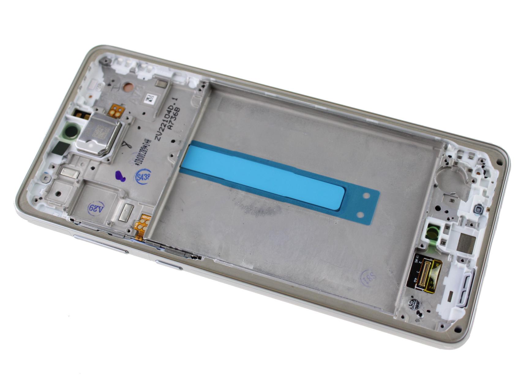 Oryginalny Wyświetlacz LCD + Ekran dotykowy Samsung SM-A736 Galaxy A73 5G 2022 biały