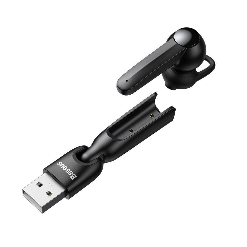 Baseus A05 wireless Bluetooth 5.0 earphone headset + USB docking station black (NGA05-01)