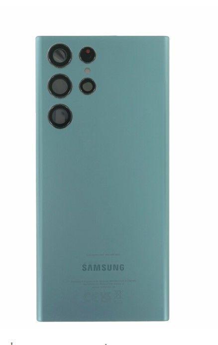Oryginalna Klapka baterii Samsung SM-S908B Galaxy S22 Ultra - zielona (Demontaż)