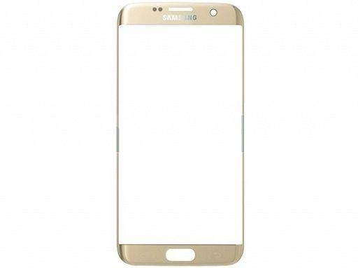 LCD Sklíčko Samsung Galaxy S7 Edge SM-G935 zlaté - sklíčko displeje
