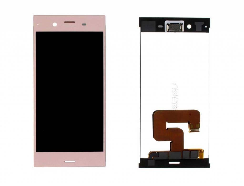 Wyświetlacz LCD + ekran dotykowy Sony Xperia G8343 XZ1 różowy