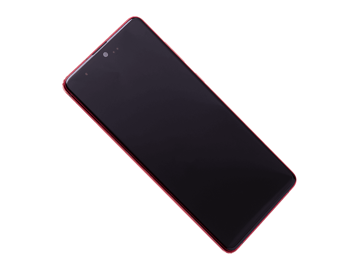 ORYGINALNY Wyświetlacz LCD + ekran dotykowy Samsung SM-N770 Galaxy Note 10 Lite - czerwony