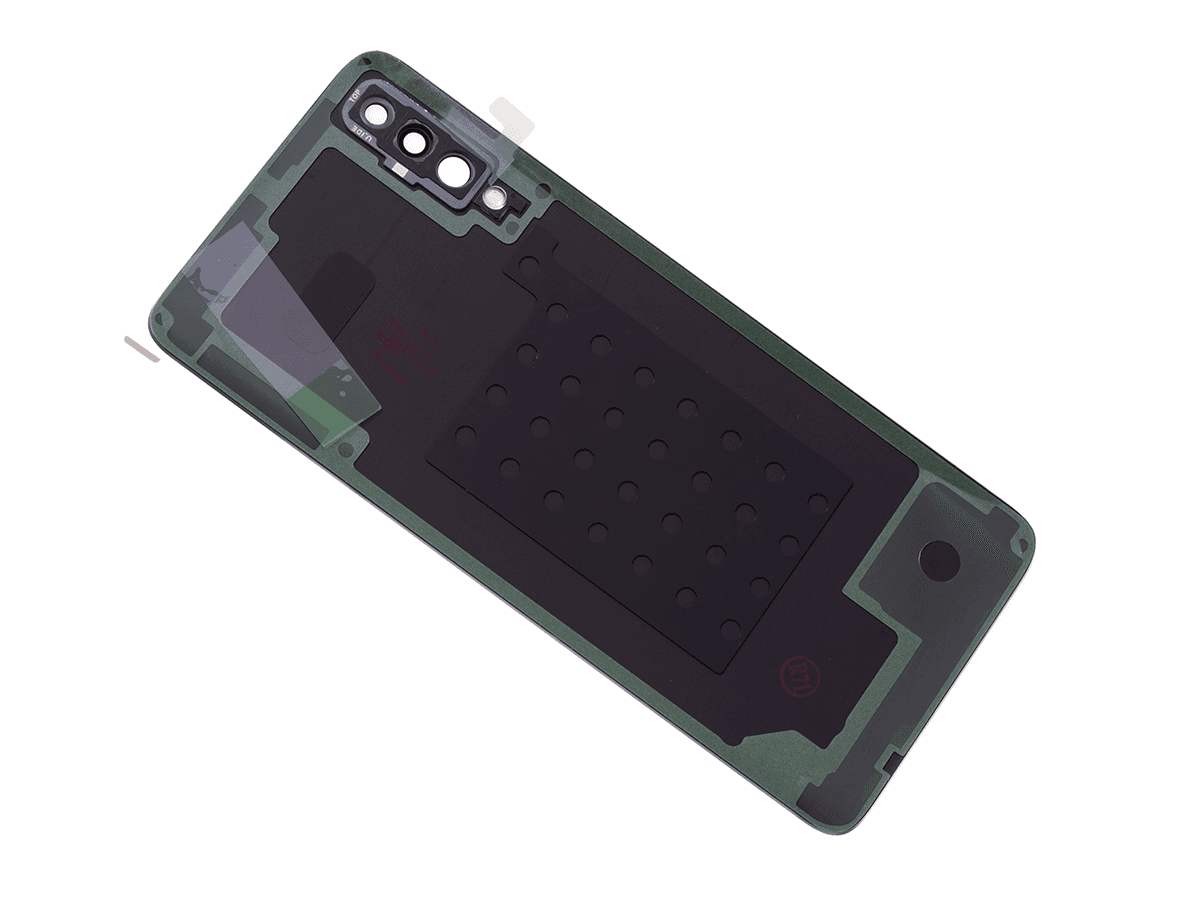 Klapka baterii Samsung SM-A705 Galaxy A70 czarna + szkiełko aparatu