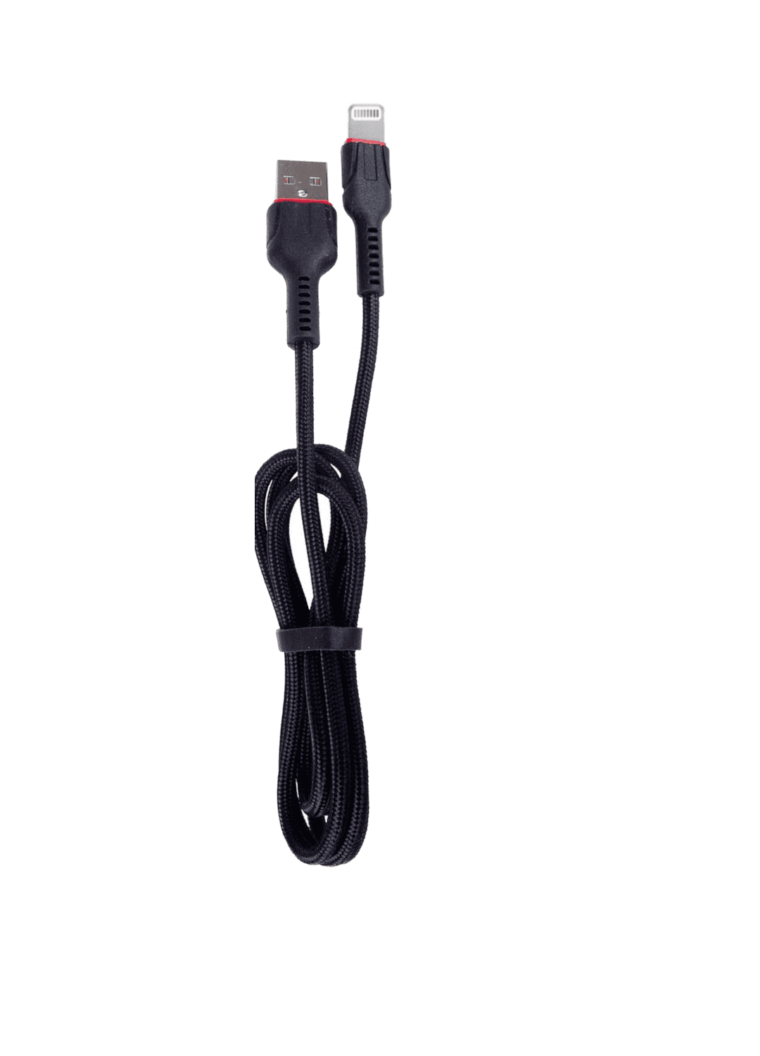 Cable iphone Belly black braided 2.4 A
