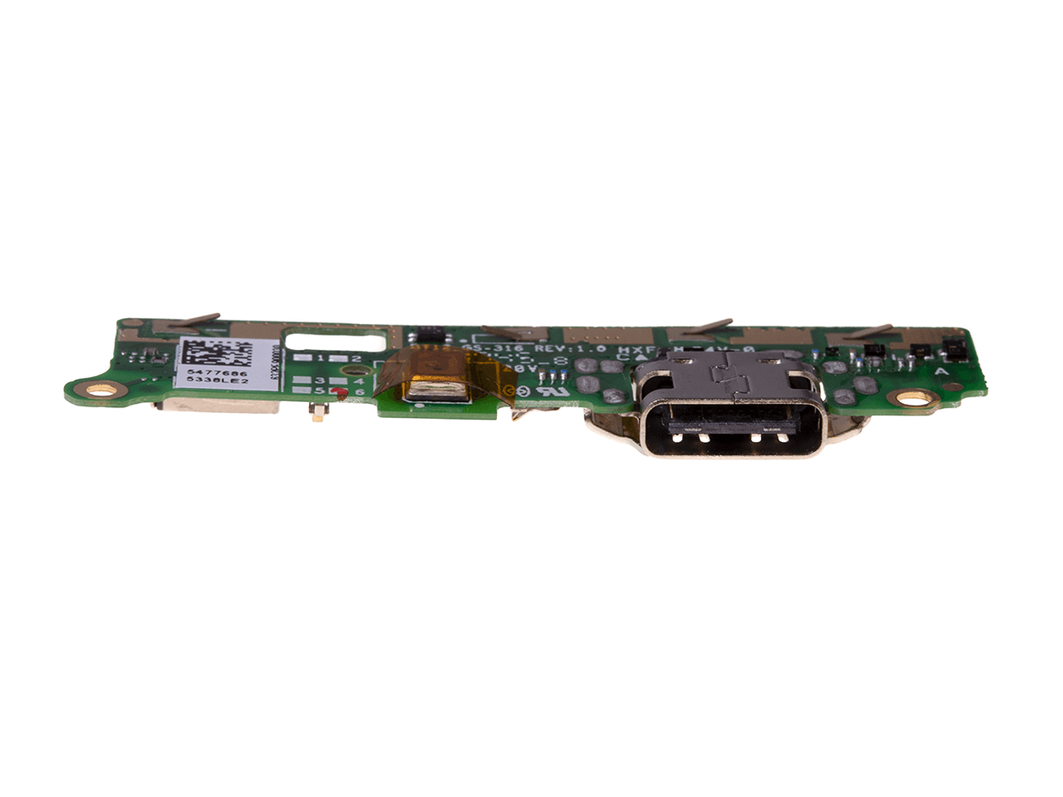oryginalna Płytka ze złączem USB i mikrofonem Sony H3113, H3133, H4113, H4133 Xperia XA2