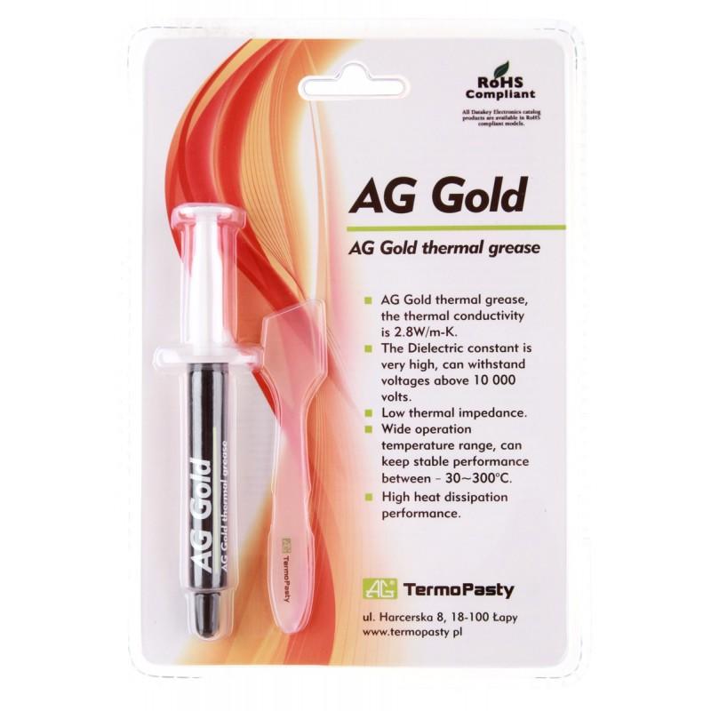 Pasta termoprzewodząca AG Gold - 3g