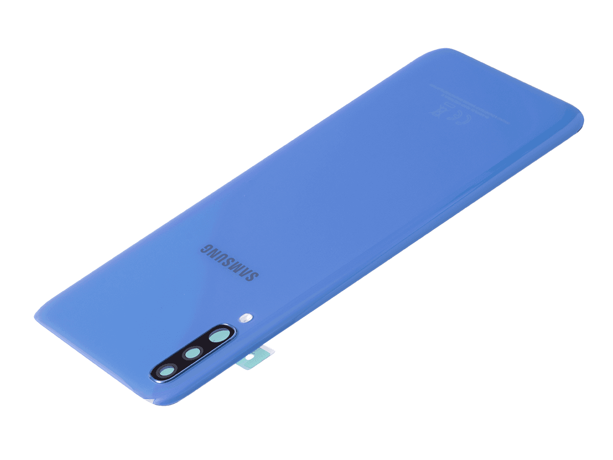 Original battery cover Samsung SM-A705 Galaxy A70 blue + camera glass