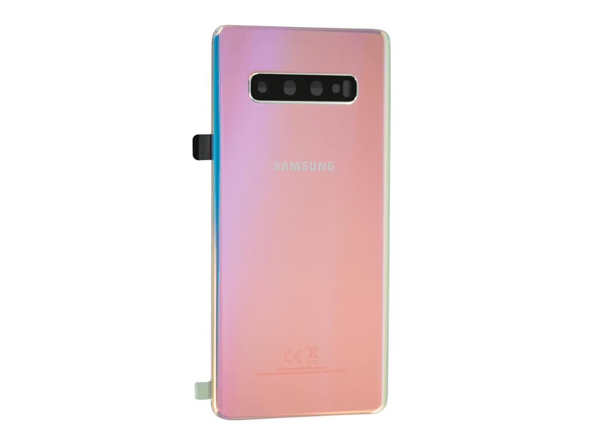Oryginalna Klapka baterii Samsung SM-G975 Galaxy S10 Plus - srebrna