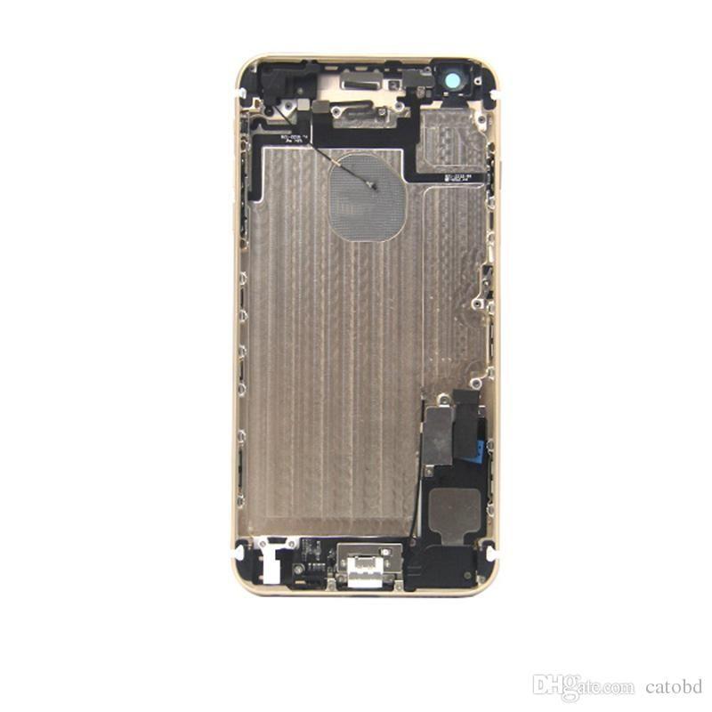 Battery cover iPhone 6s + charge connector (gold)