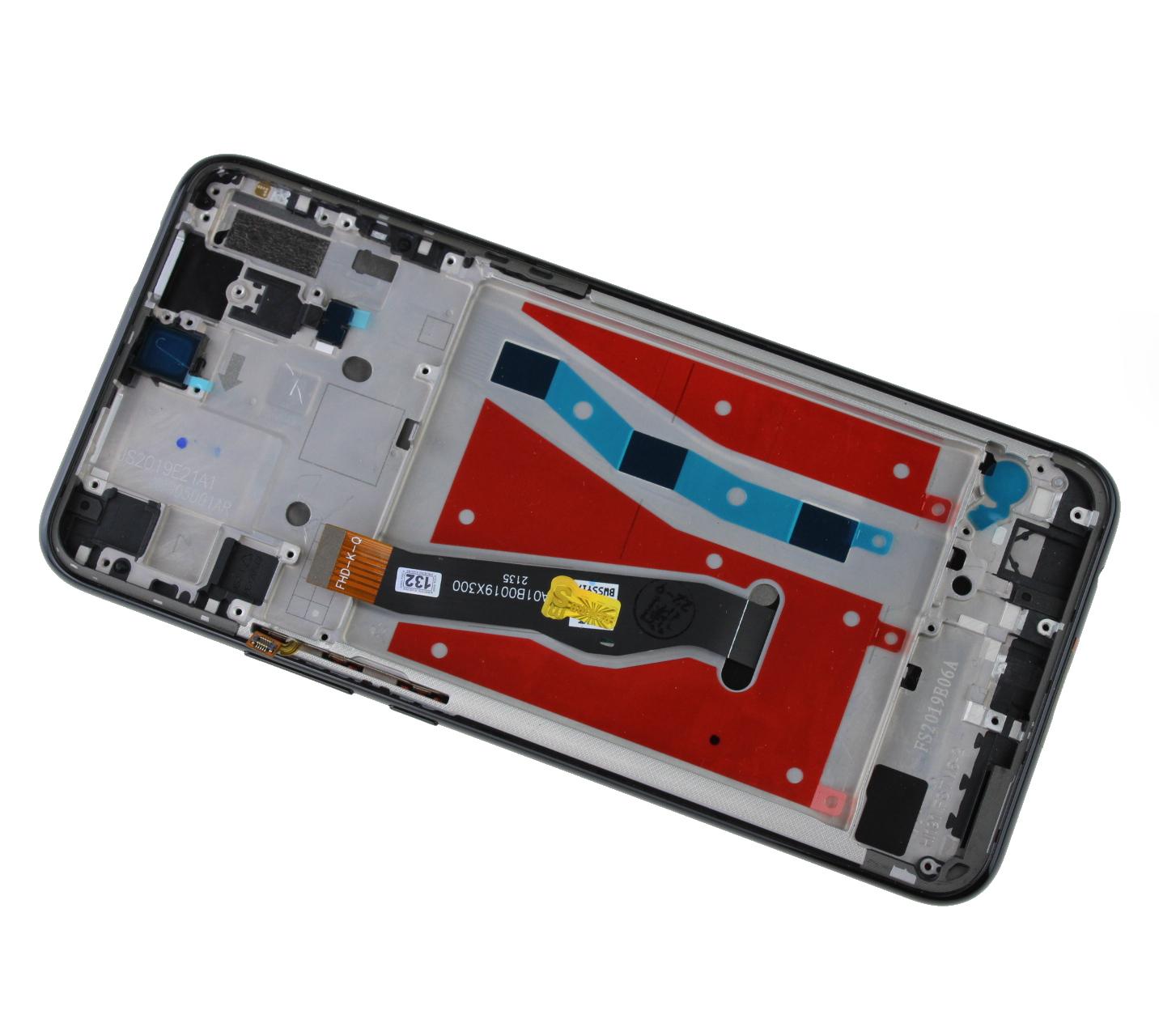 Originál LCD + Dotyková vrstva Huawei P Smart Z STK-LX1 černá repasovaný díl - vyměněné sklíčko