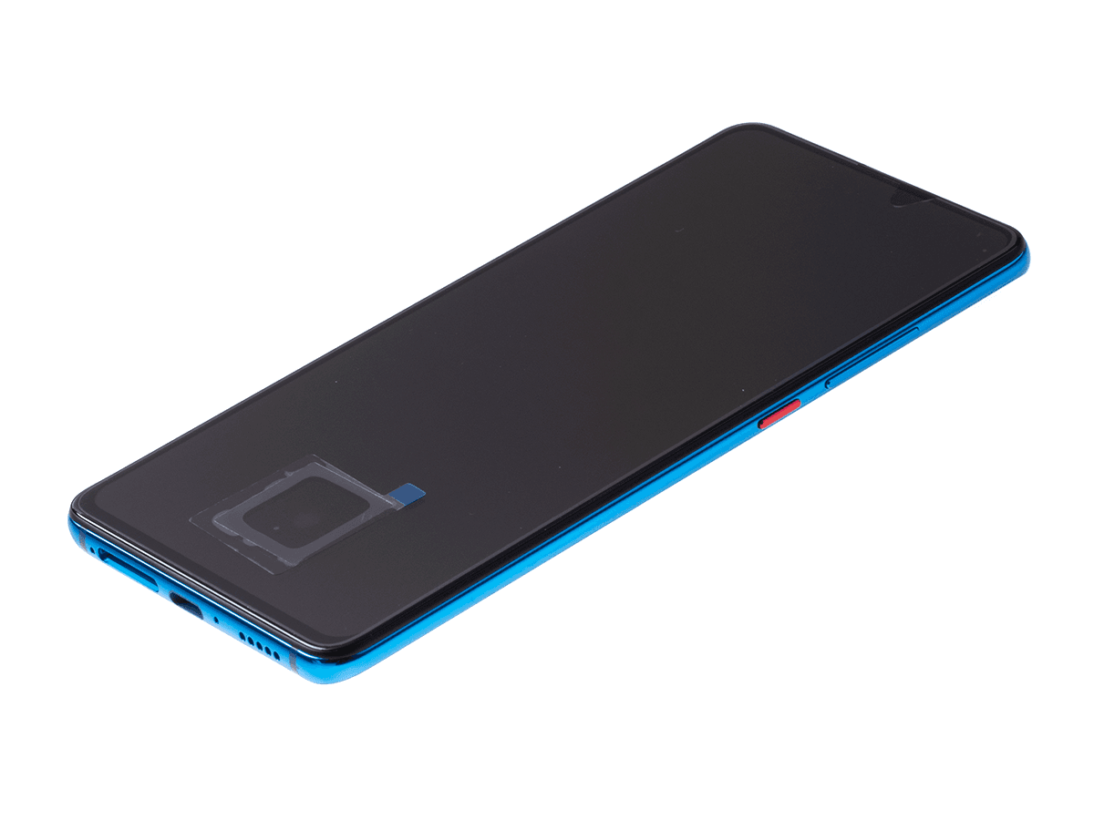 ORYGINALNY Wyświetlacz LCD + ekran dotykowy Xiaomi Mi 9T/ Mi 9T Pro (wymieniona szyba)- niebieski
