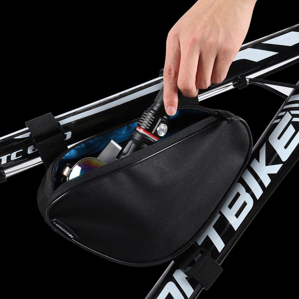 Wozinsky torba rowerowa na ramę roweru 1,5 L czarny (WBB11BK)