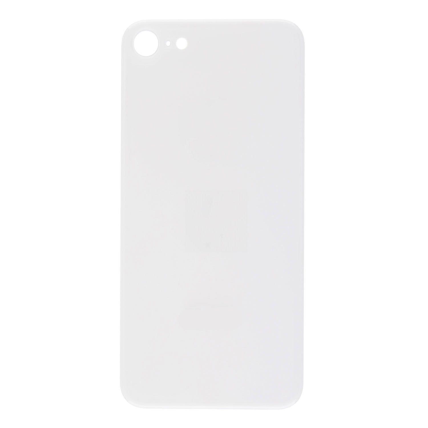 Battery cover iPhone SE 2020 with bigger hole for camera glass - white