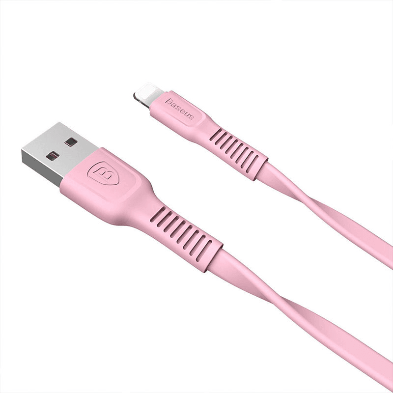 Kabel Tough Series iOS 2A 100cm Baseus růžový