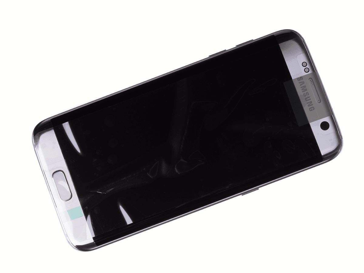 Originál přední panel LCD + Dotyková vrstva Samsung Galaxy S7 Edge SM-G935F stříbrná