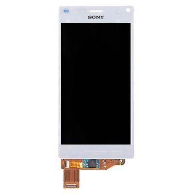 Originál LCD + Dotyková vrstva Sony Xperia Z3 compact  bílá repas vyměněné sklo