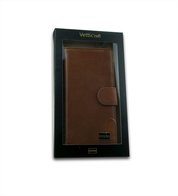 Autonomy Wallet Book Case Vetti Premium Samsung NOTE 5 Brown