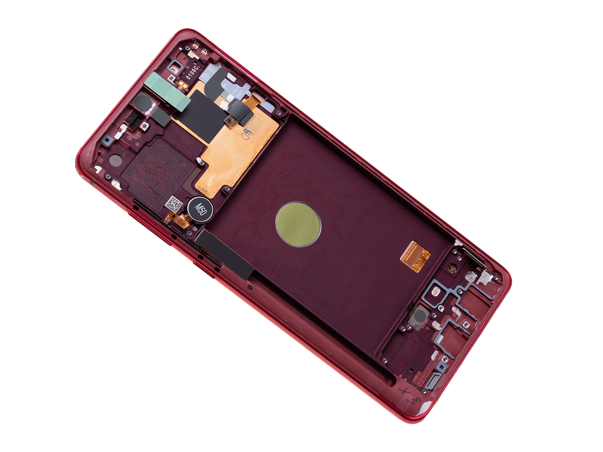 ORYGINALNY Wyświetlacz LCD + ekran dotykowy Samsung SM-N770 Galaxy Note 10 Lite - czerwony