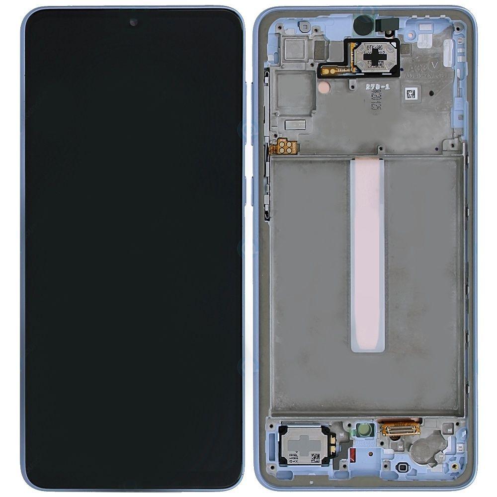 Original Front cover with touch screen and LCD display Samsung Galaxy A33 5G SM-A336B BLUE