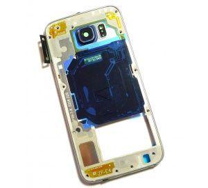 Middle cover Samsung G920 Galaxy S6 white