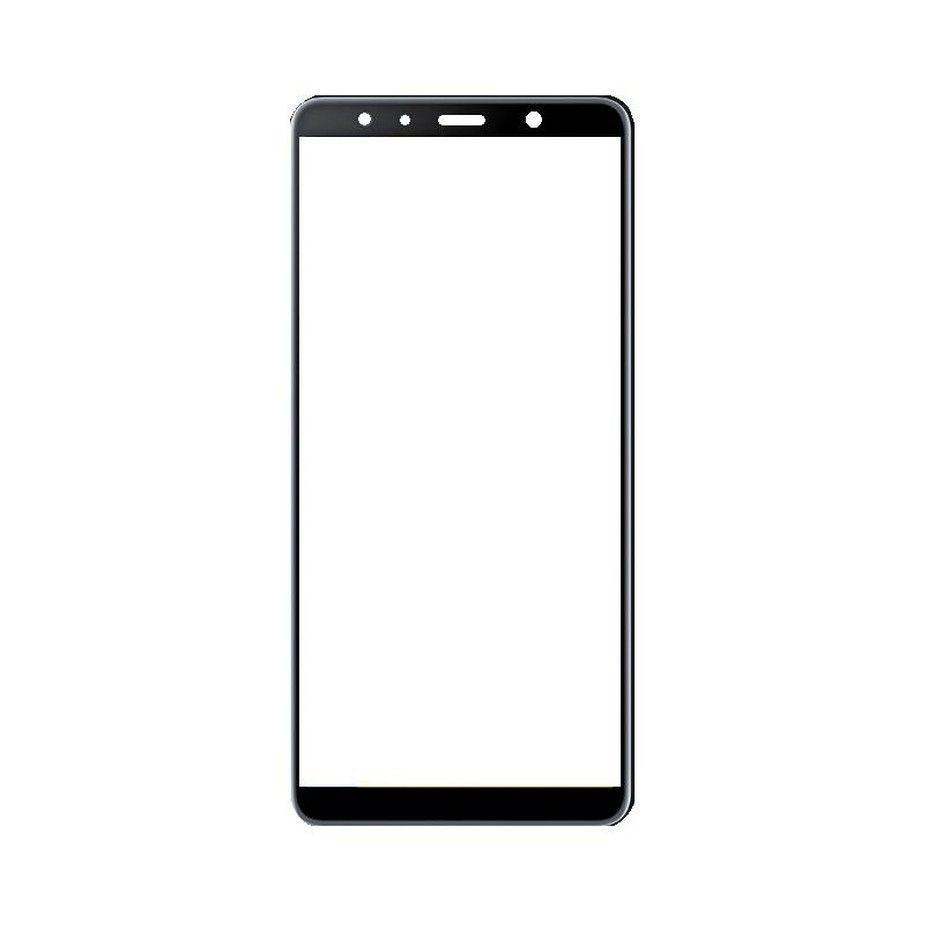 LCD Sklíčko Samsung Galaxy A7 2018 SM-A750 černé -  sklíčko displeje