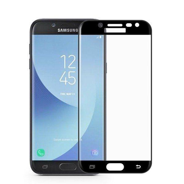 Ochranné sklo 5D Samsung Galaxy J3 2017 J330 černé - celoplošné lepidlo