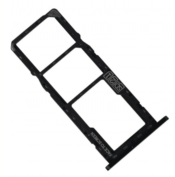 Oryginlana szufladka karty SIM Motorola G7 Play XT1952 - czarna