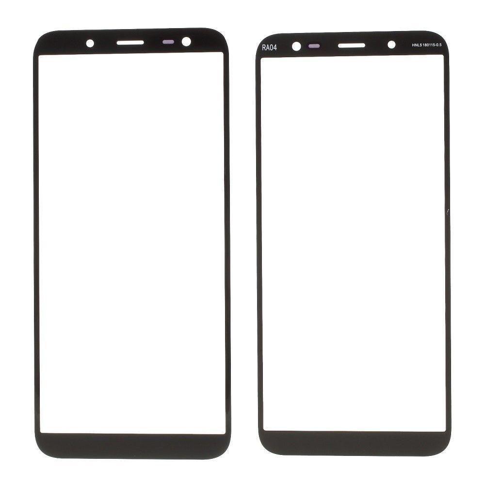 LCD Sklíčko + lepidlo OCA Samsung Galaxy A9 2018 SM-A920F černé - sklíčko displeje