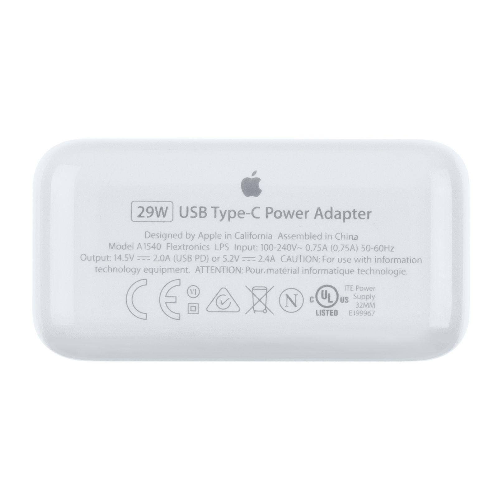 Napájecí zdroj Apple USB-C 29W A1540 A1534