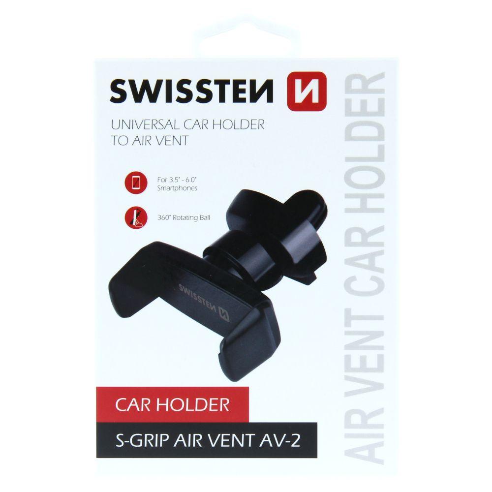 Swissten držák do auta S-GRIP AV-2 - do ventilační mřížky s rozměry od 3,5" do 6".