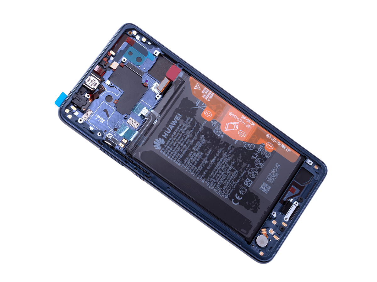 Originál přední panel LCD + Dotyková vrstva Huawei Mate 20 X modrá