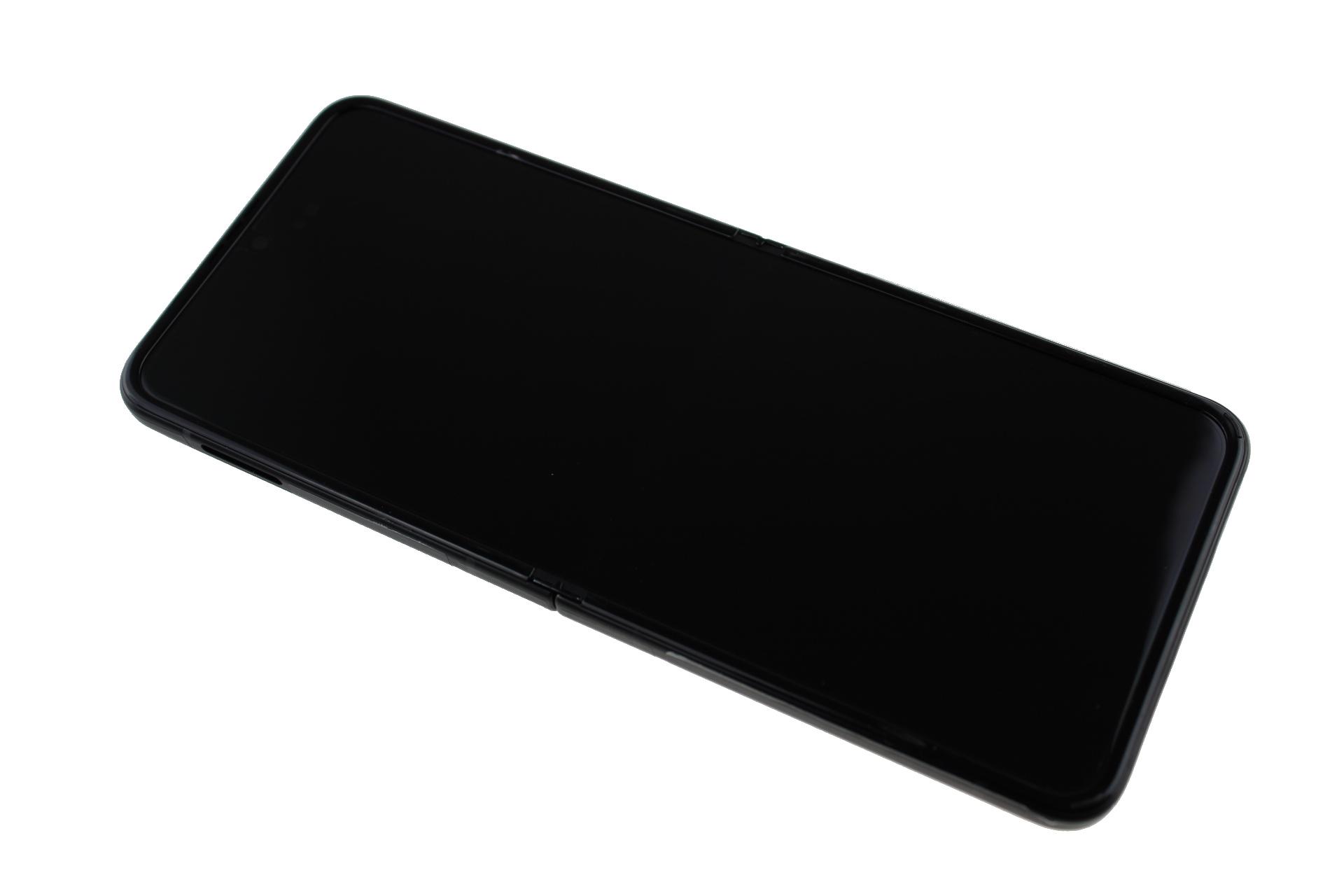 Oryginalny Wyświetlacz LCD + Ekran dotykowy Samsung SM-F711 Galaxy Z Flip 3 - czarny