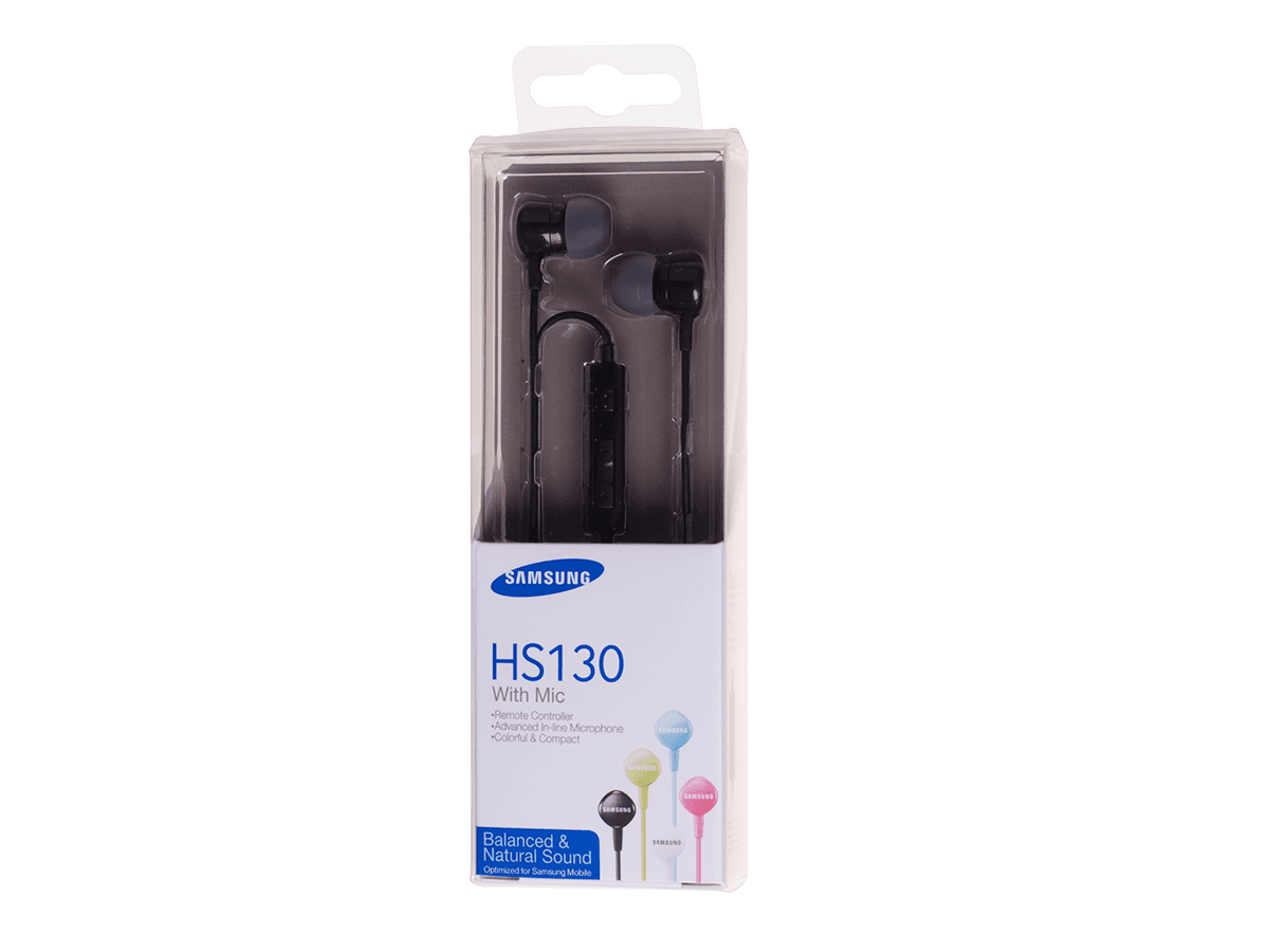 Original Stereo Headset HS1303 EO-HS1303BEGWW Samsung - black