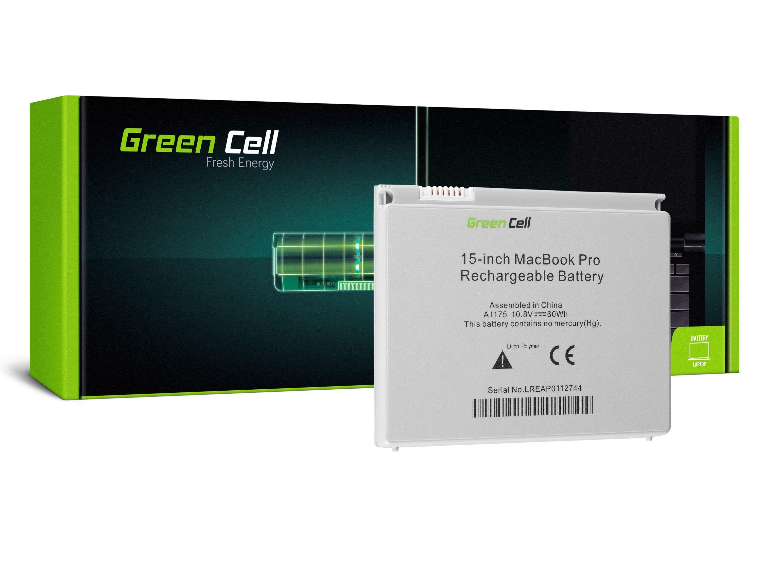 Green Cell A1175 baterie pro Apple MacBook Pro 15 A1150 A1211 A1226 A1260