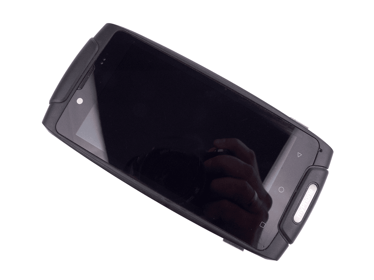 Wyświetlacz LCD + ekran dotykowy MyPhone Hammer Axe LTE czarny (demontaż-nosi ślady użytkowania)