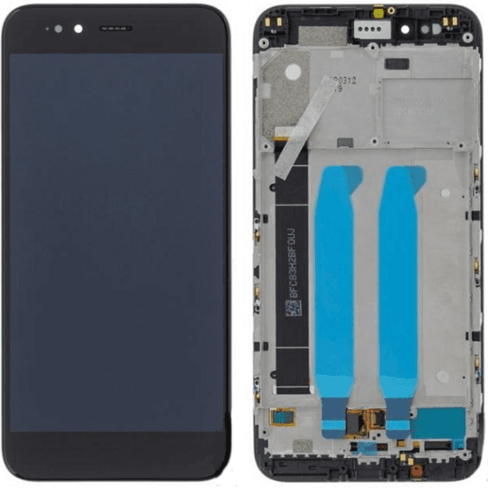 Original Front cover with touch screen and LCD display Xiaomi Mi A1 - black