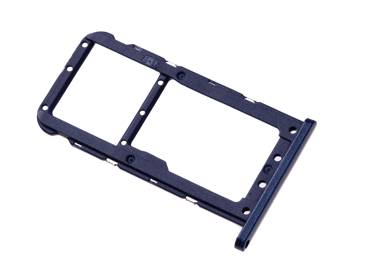 Original SIM and SD tray Huawei P20 Lite - blue