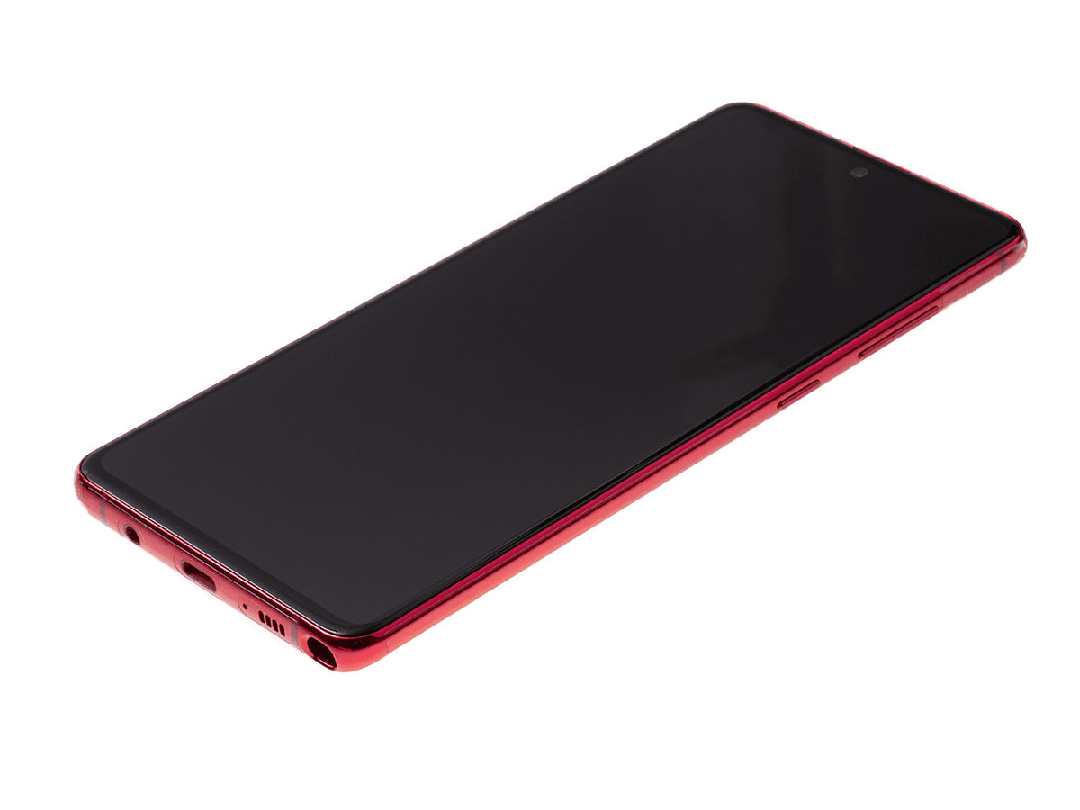 Originál LCD + Dotyková vrstva Samsung Galaxy Note 10 Lite SM-N770 červená