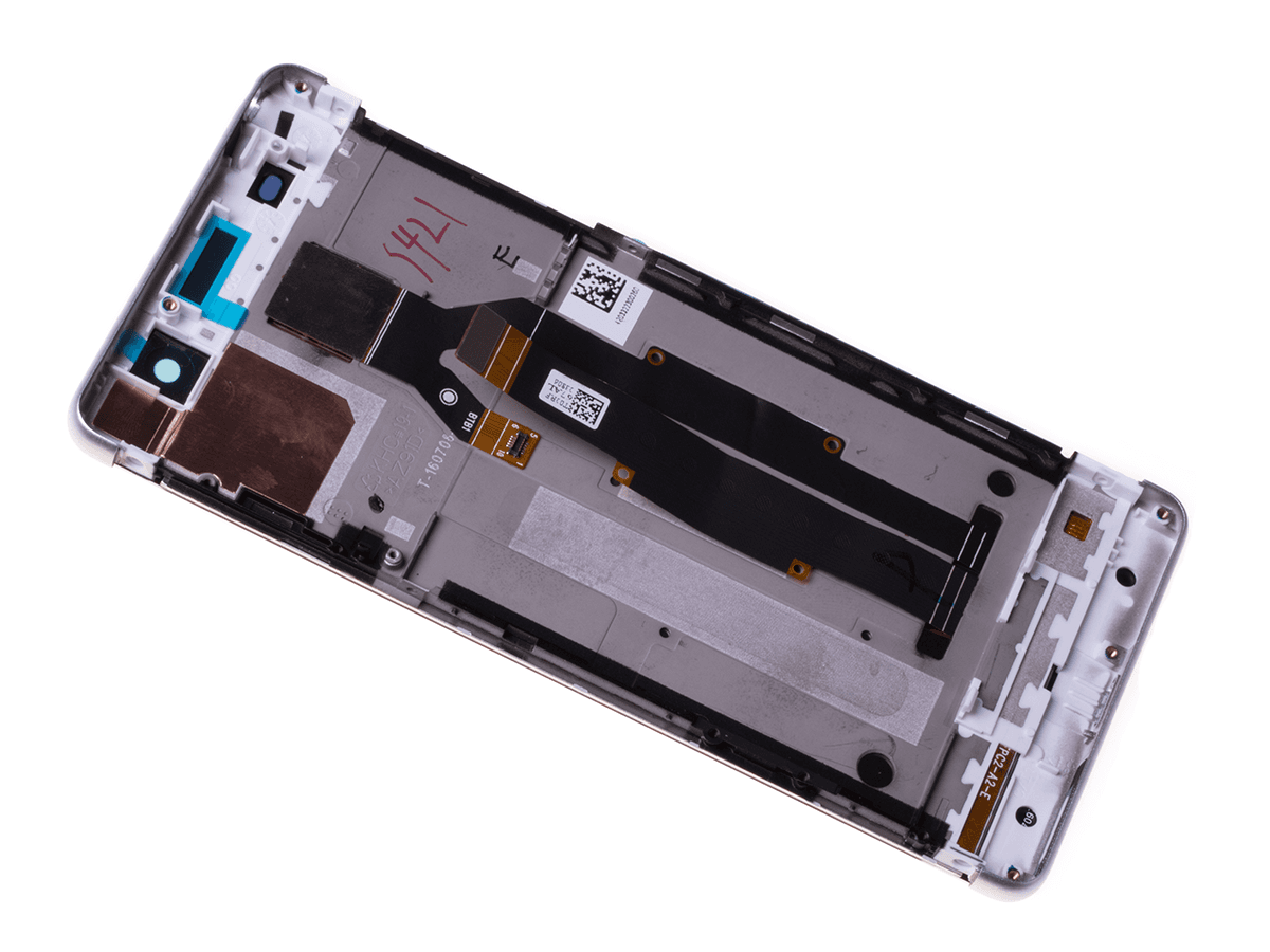Front cover with touch screen and LCD display  Sony F3111, F3113, F3115 Xperia XA/ F3112, F3116 Xperia XA Dual - white (original)