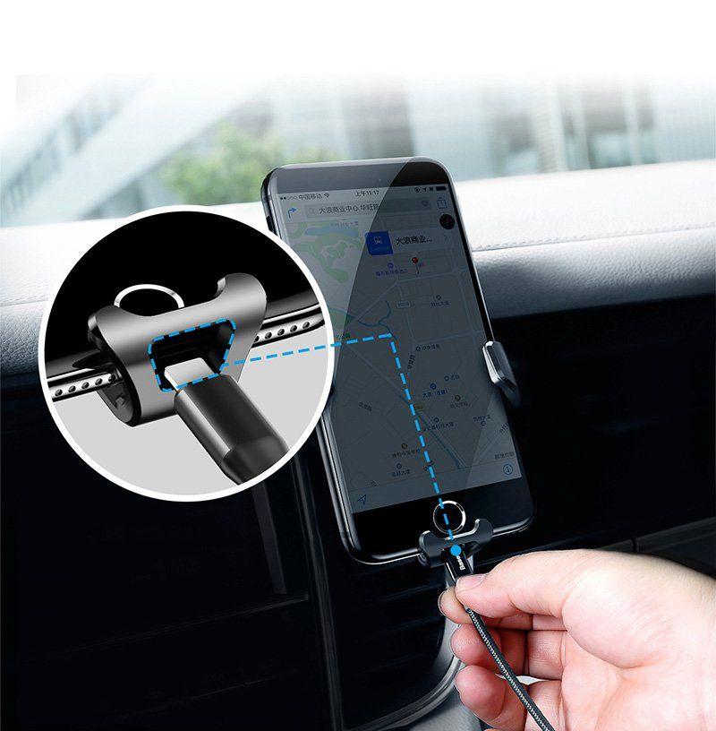 Baseus gravity car holder for a ventilation grille for a phone 4-6 "black (SUYL-01)