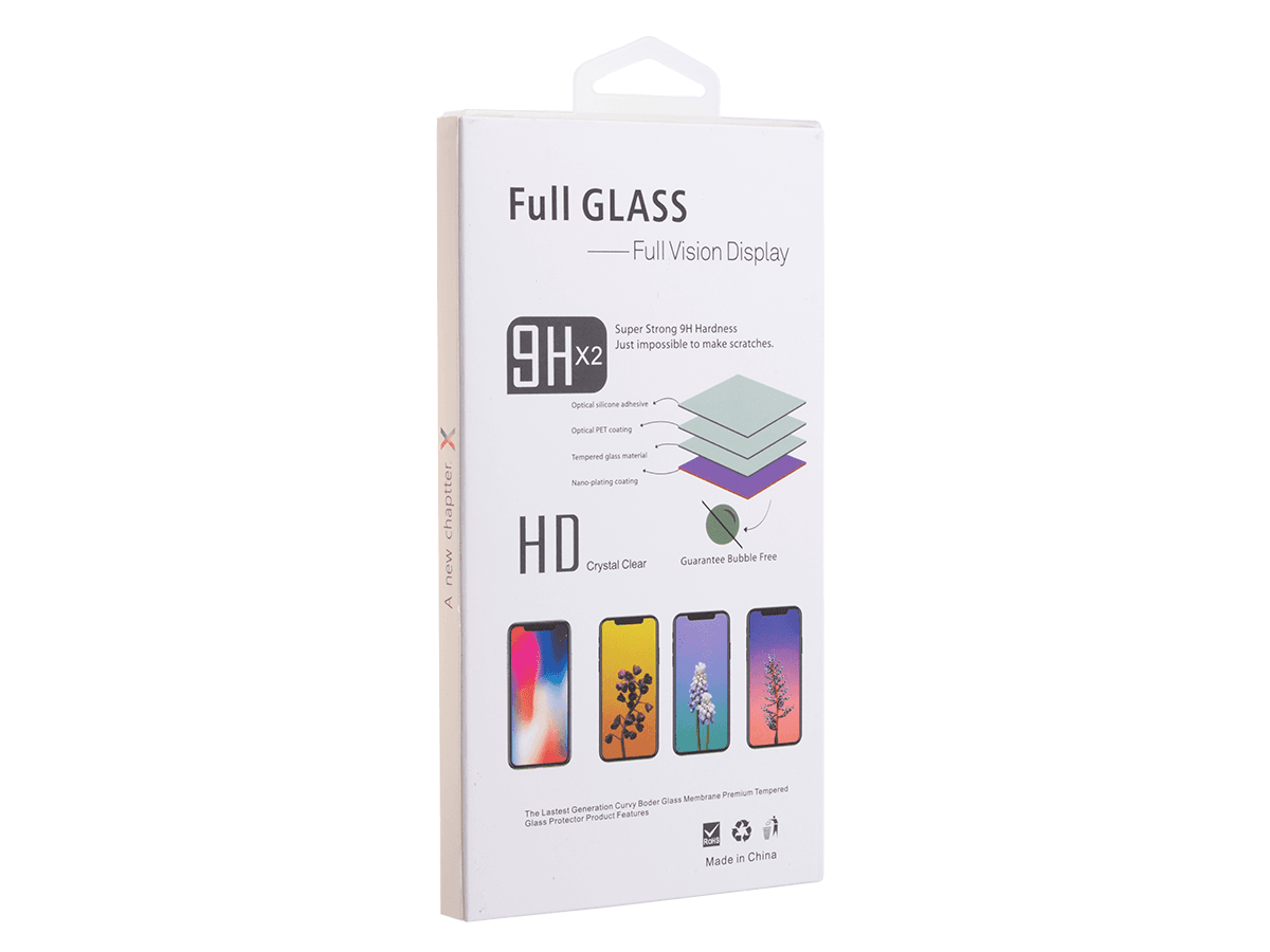 Hard glass 3D Full Glue iPhone XS Max black