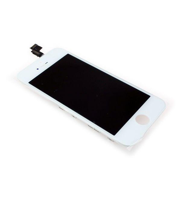 Originál LCD + Dotyková vrstva iPhone 5s bílá repasovaný díl - vyměněné sklíčko