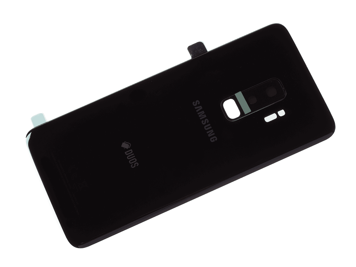 Orginal battery cover Samsung SM-G965 Galaxy S9 Plus - black (dismounted)