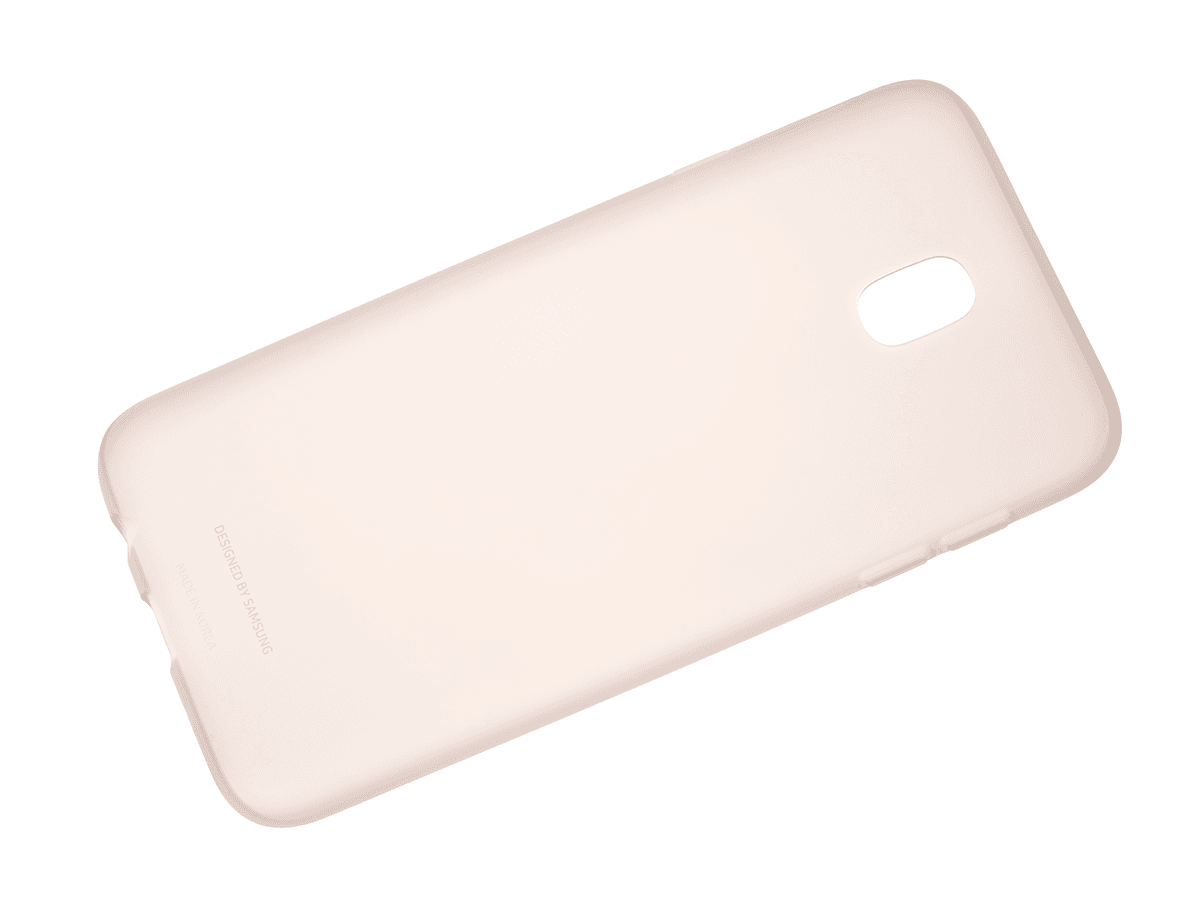 Originál obal Samsung Galaxy J7 2017 SM-J730 pouzdro Jelly Cover - zlatý