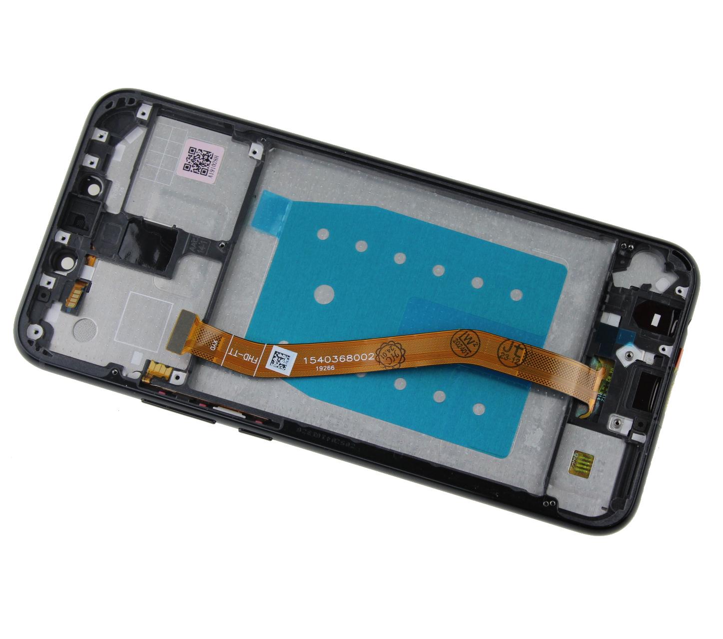 Originál LCD + Dotyková vrstva Huawei Mate 20 Lite SNE-AL00 - SNE-LX1černá repasovaný díl - vyměněné sklíčko